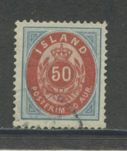 Iceland 19 Used crease