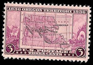 # 783 MINT NEVER HINGED OREGON TERRITORY