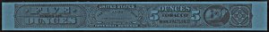 TG 1112b Series 125 5 Ounce Tobacco Strip Taxpaid Revenue Stamp (1955) NGAI/NH