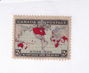 CANADA # 86 VF-MNH (Crease) 1898 XMAS STAMP CAT VALUE $180 STARTS AT ONLY 10%