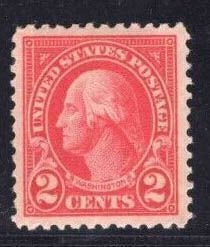 US STAMPS #554 2c MINT OG H LOT #78839-4