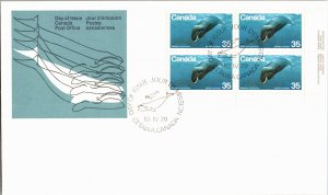 Canada, Worldwide First Day Cover, Whales
