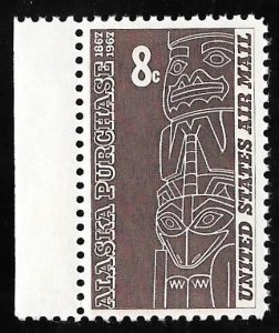 C70 8 cents Alaska Purchase Stamp mint OG NH EGRADED VF-XF 88