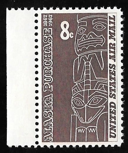 C70 8 cents Alaska Purchase Stamp mint OG NH EGRADED VF-XF 88