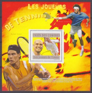 2010 Comoro Islands 2823/B595 Tennis 15,00 €