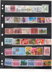 SWITZERLAND COLLECTION ON STOCK SHEET MINT/USED
