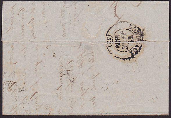 FRENCH GUIANA 1838 cover ex Cayenne with surperb GUYANE FRANCAISE...........6676