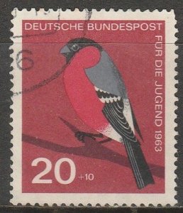 Germany B390, BULLFINCH. SINGLE Used. VF. (612)