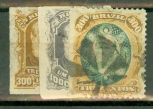 CW: Brazil 68, 70-75, 77-8 used CV $141.75; scan shows only a few