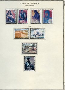 SPANISH  SAHARA SELECTION II MINT HINGED  AND NEVER HINGED STAMPS