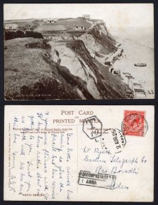 Aden UK post due card to Aden