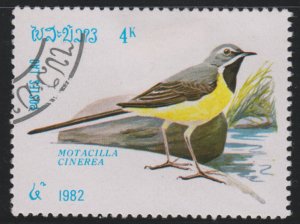 Laos 377 Motacilla Cinerea 1982