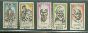 Guinea #258-262 Mint (NH) Single (Complete Set)