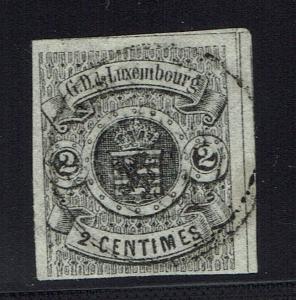 Luxembourg Scotts# 5 - Used (Small Center Tear) - Lot 011816