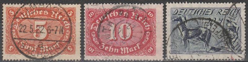 Germany #153-5  F-VF Used CV $8.00  (A13743)