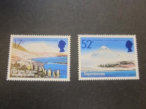 Falkland Islands Dependency 1984 Sc 1L85,87 MNH