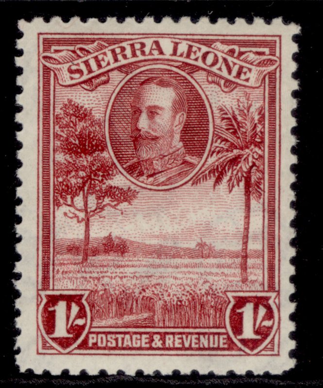 SIERRA LEONE GV SG163, 1s lake, LH MINT.