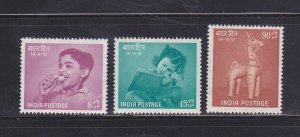 India 292-294 Set MH Childrens Day (A)