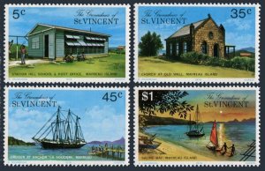 St Vincent Gren 112-115,MNH.Mi 111-114. Views of Mayreau Island,1976.Church,