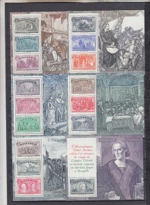 Z4928 JL Stamps 1992 italy mnh set s/s columbus #1883-88