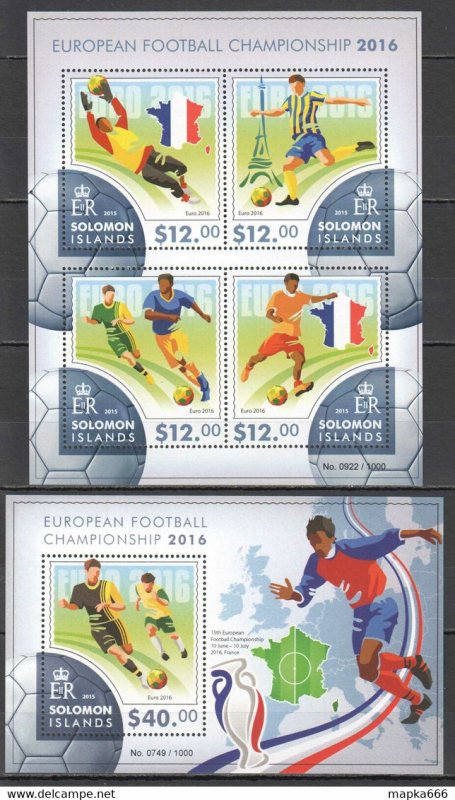 2015 Solomon Islands Football European Championship 2016 #3387-1 1+1 ** Ls475