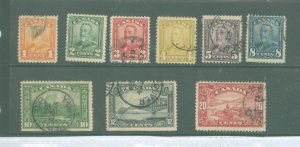 Canada #149-157 Used