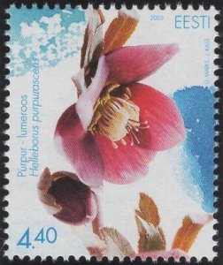 Estonia 2003 MNH Sc 455b 4.40k Purple-flowered Helleore