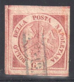 Naples, #1b with Sismondo Certification -- VF USED