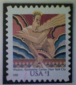 United States, Scott #3766a, used(o), 2008, Wisdom, $1.00, multicolored