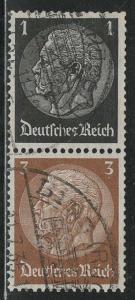 Germany Scott # 415, 416, used, se-tenant, Mi# S115