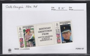 South Georgia 149-50 QEII Birthday mnh