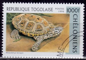 Togo, 1996, Tortoise,Turtle, 1000f, sc#1790, used*
