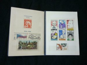 CZECHOSLOVAKIA 1968 UPU DELEGATES PRESENTATION FOLDER