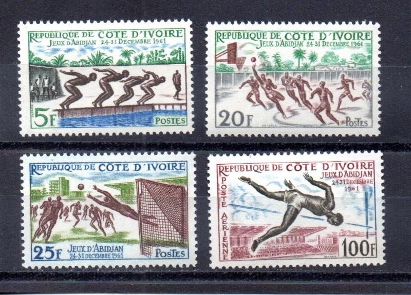 Ivory Coast 193-195,C17 MNH