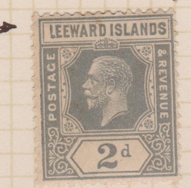 Leeward Islands Sc#68 MH Variety Abnormal L