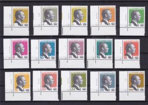 luxembourg 1993 mnh margin stamps set £40  ref 7527