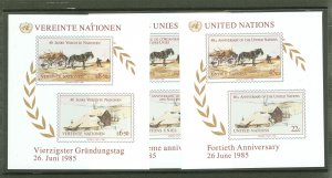 United Nations #54/137/449  Souvenir Sheet