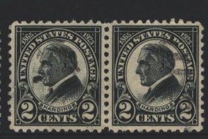 USA Sc#610 Used Pair