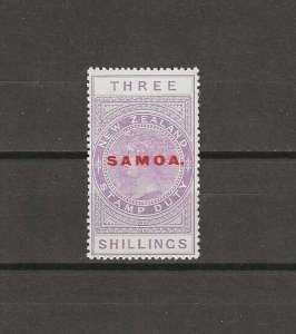 SAMOA 1925/8 SG 166a MINT Cat £70. CERT