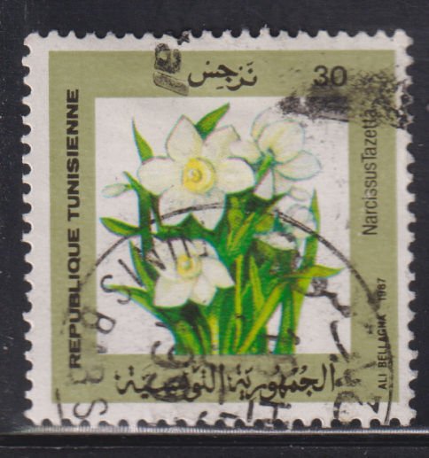 Tunisia 929 Narcissus Tazetta 1987