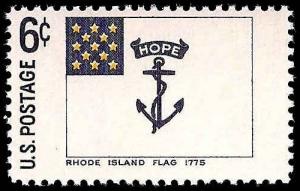 # 1349 MINT NEVER HINGED RHODE ISLAND 1775