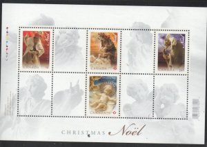 Canada Sc 2343 2009 Christmas stamp sheet  mint NH