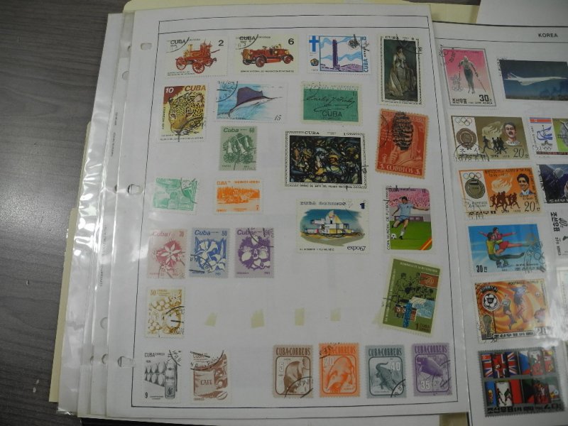 NORTH KOREA, CUBA &, accumulation of Stamps & Souvenir Sheets