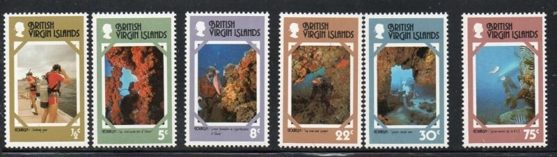 British Virgin Islands Sc 327-32 1978 Tourist Publicity  stamp set mint NH