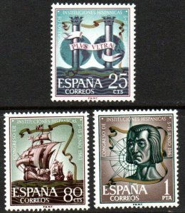 Spain Sc #1174-1176 Mint Hinged