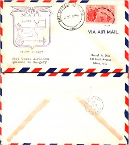 United States, Washington, First Flight, Canada