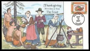 #3546 Thanksgiving Collins FDC