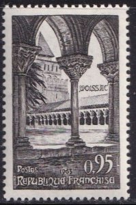 France 1072 (mnh) 95c cloisters of Moissac (1963)