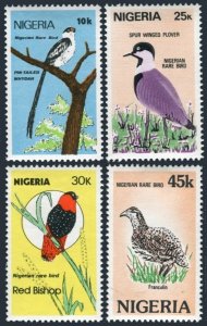 Nigeria 462-465,hinged.Mi 446-449.Rare birds,1884.Whydan,Plover,Bishop,Francolin