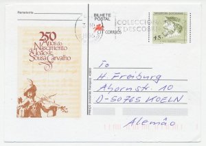 Postal stationery Portugal 1995 Joao de Sousa Carvalho - Composer